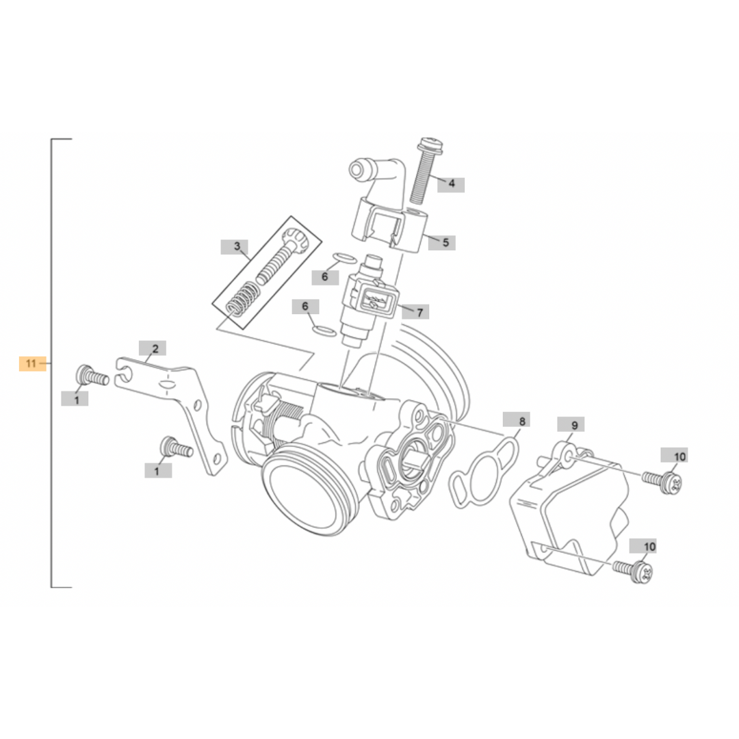 Sherco Throttle Injection Body (2023-2025)