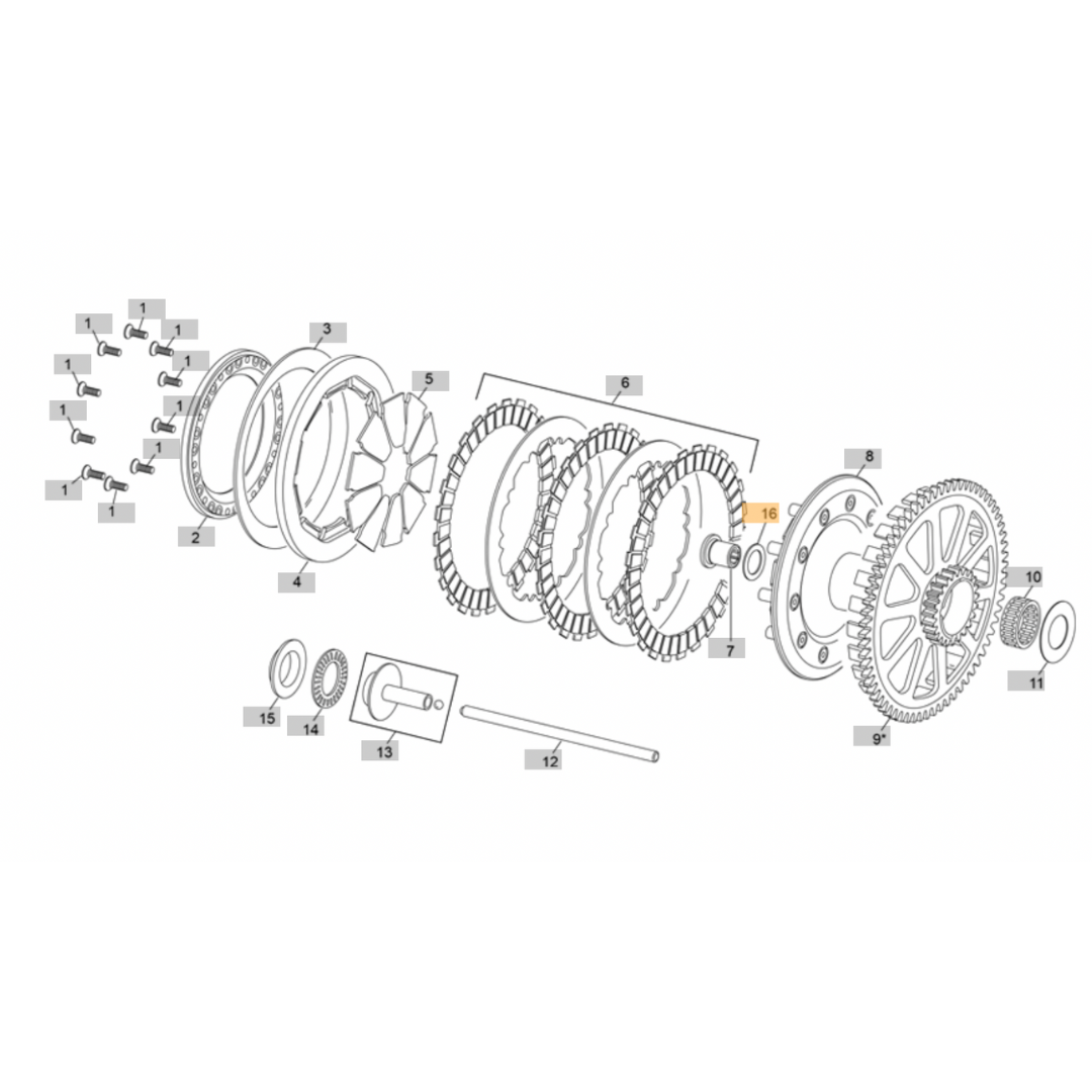 Sherco Clutch Hub Screw Washer (2023-2025)