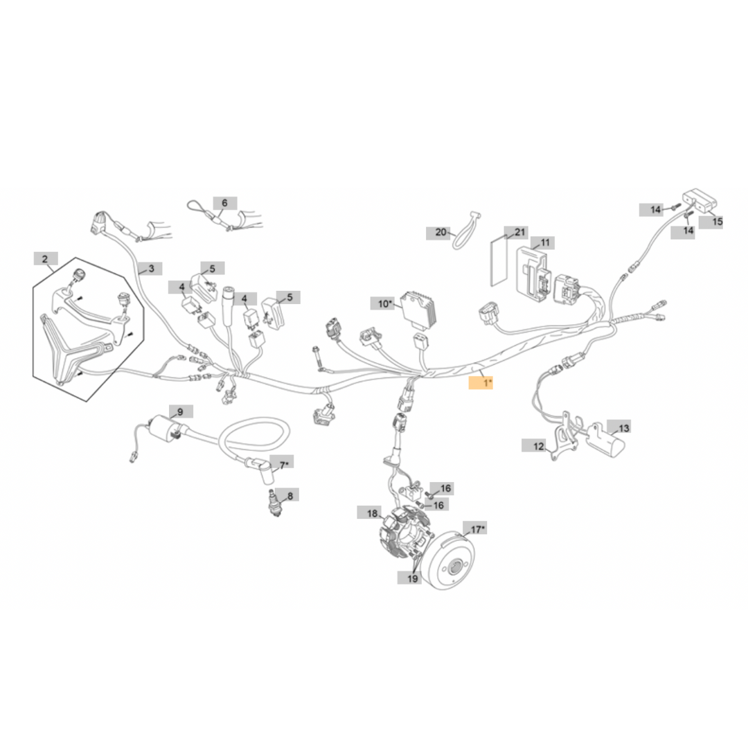 Sherco Main Wiring Harness (2024)