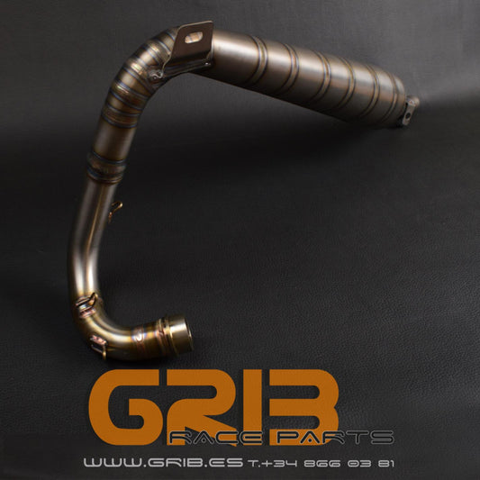 Grib Titanium Front Exhaust Pipe Fantic 300