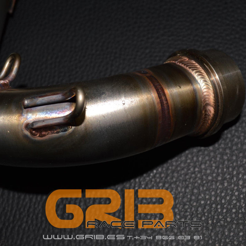 Grib Titanium Front Exhaust Pipe Fantic 300