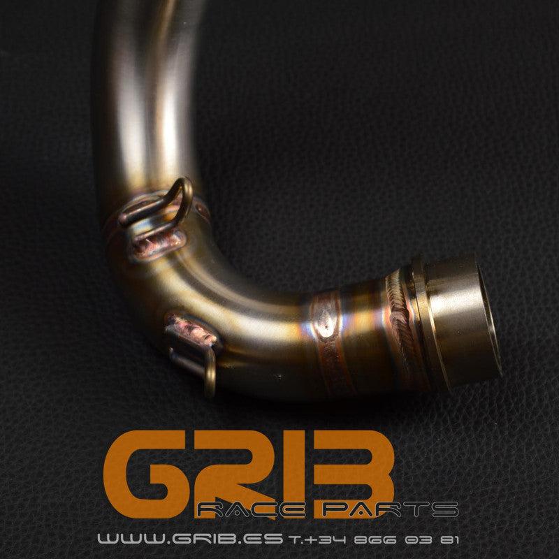 Grib Titanium Front Exhaust Pipe Fantic 300