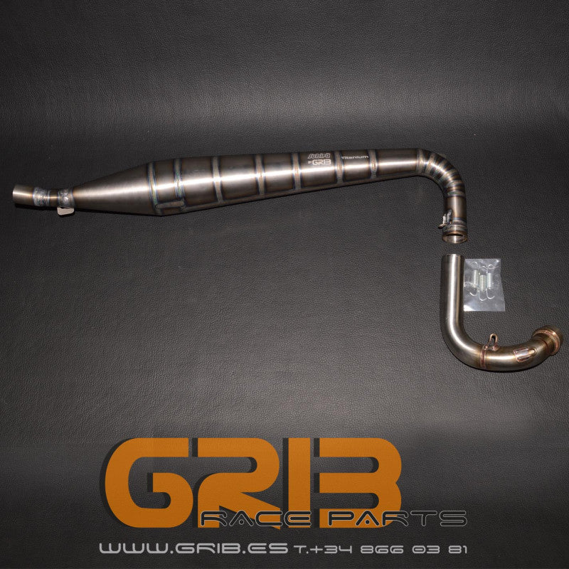 Grib Titanium Front Exhaust Pipe Fantic 300