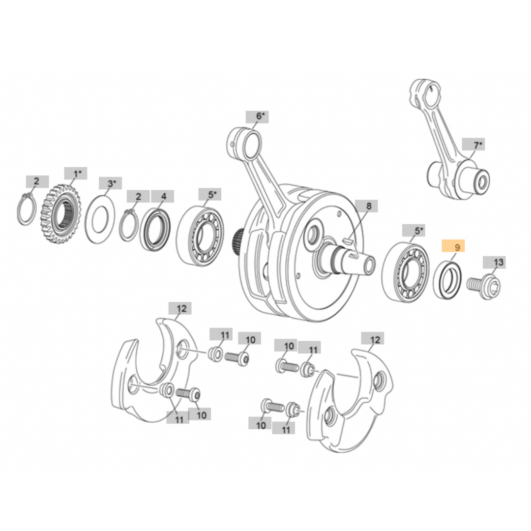 Sherco Crank Seal Flywheel Side (2023-2025)