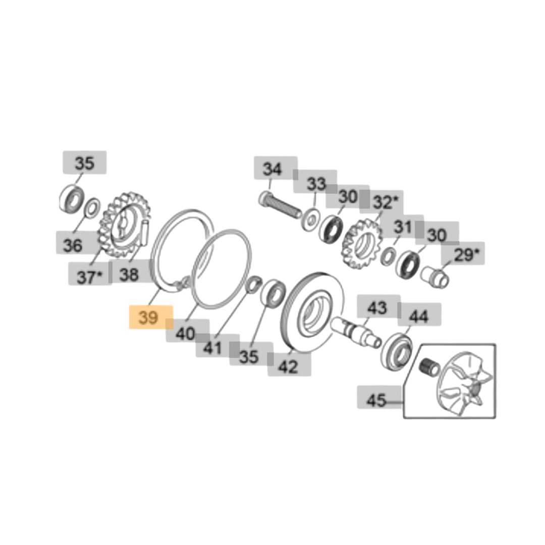 Sherco Waterpump Circlip (2023-2025)