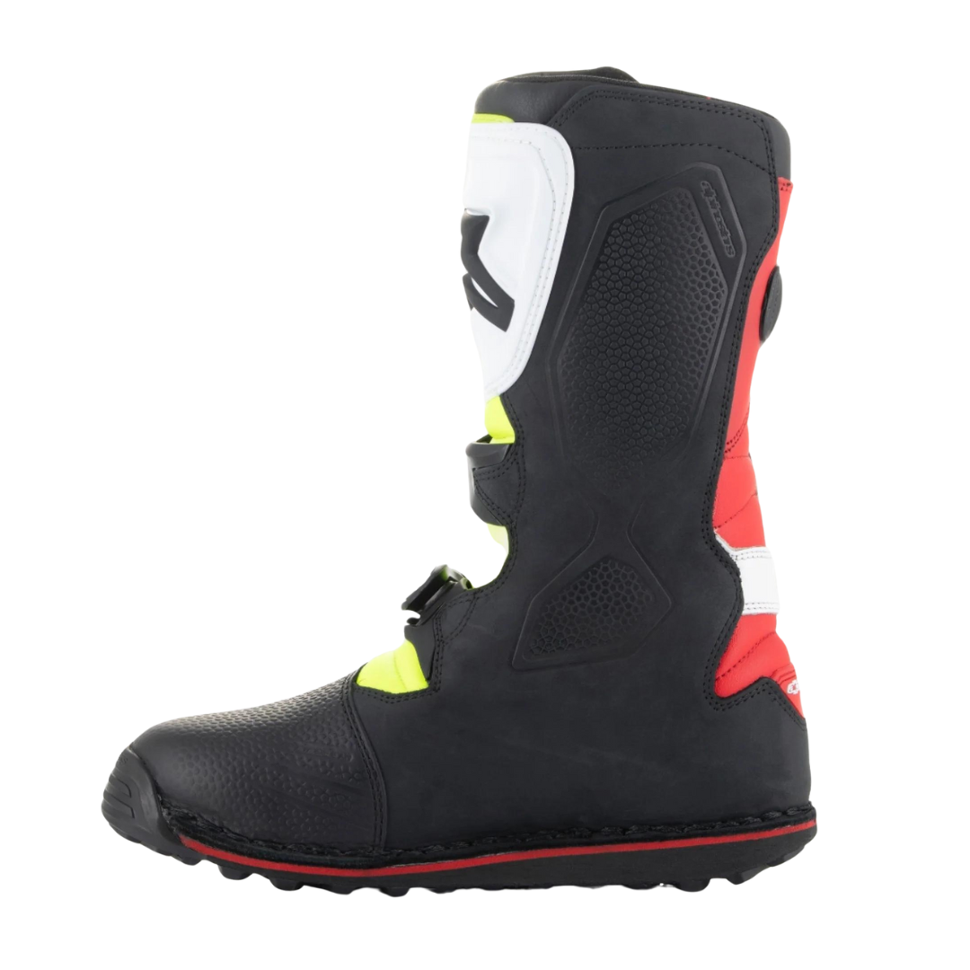 Alpinestars Tech T Trials Boots White/Red/Yellow