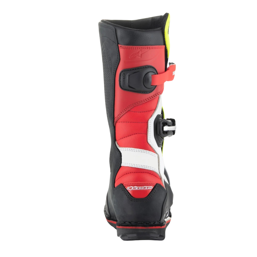 Alpinestars Tech T Trials Boots White/Red/Yellow