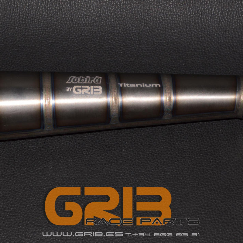 Grib Titanium Front Exhaust Pipe Fantic 300