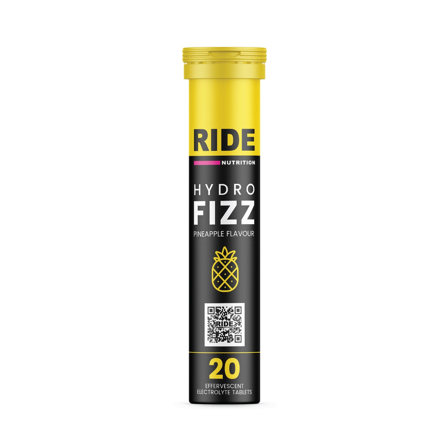 Ride Nutrition Hydro Fizz Electrolyte Tabs - Pineapple