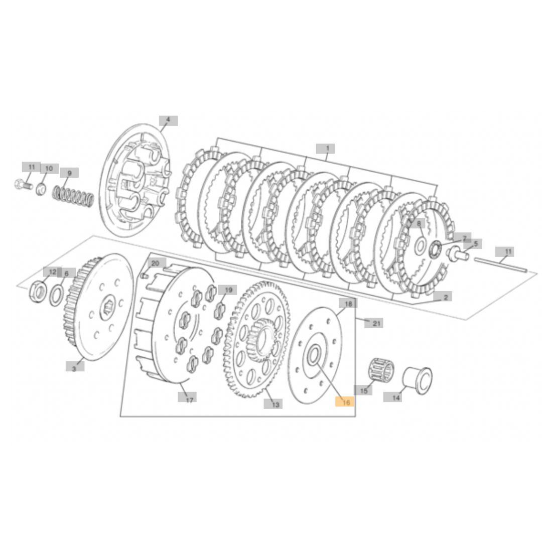 Sherco Clutch Hub Washer (1999-2012)