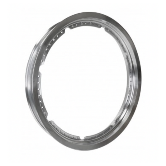 Morad Tubeless Flanged Rear Trials Rim 18" Silver