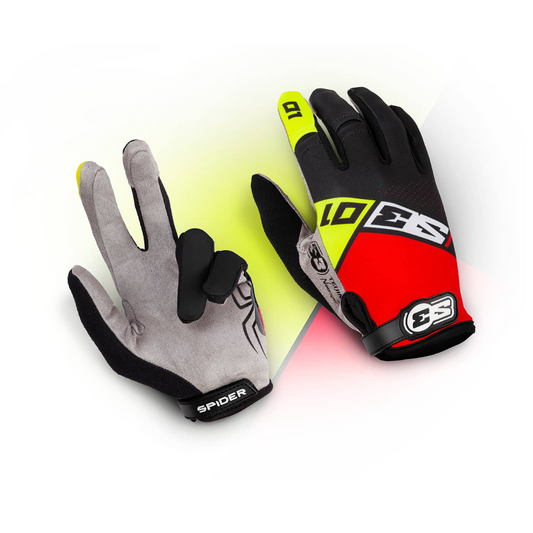 S3 01 Spider Gloves Red/Yellow