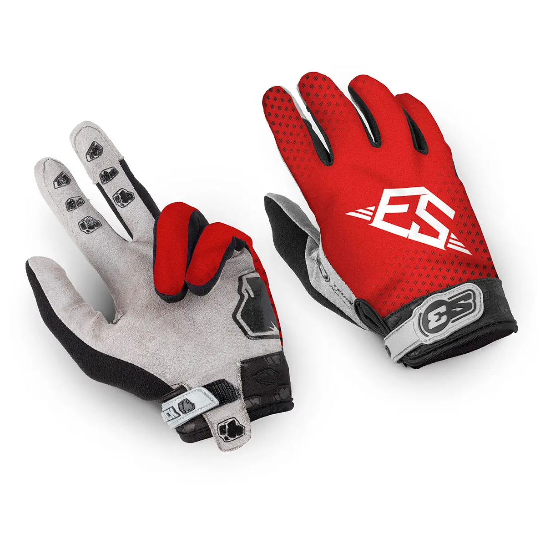 S3 Red Collection Organic Rock Gloves