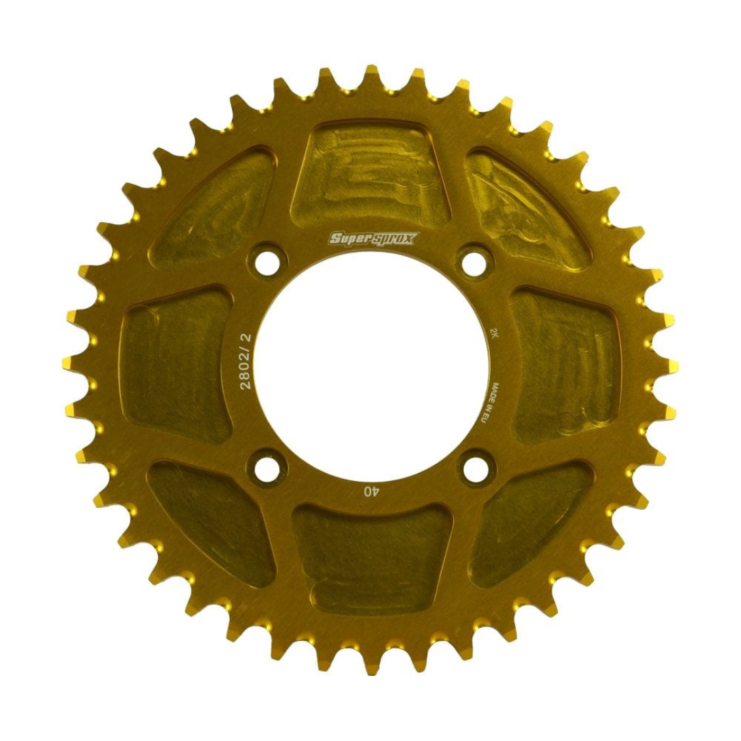 Supersprox Trials Rear Sprocket Gold