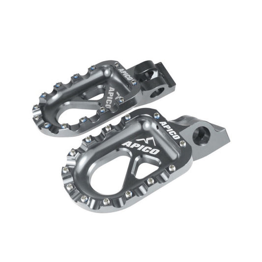 Apico Aluminium Trials Foot Pegs Titanium