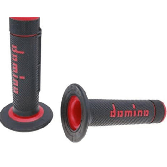 Domino Trials Dual Compound Grips Black/Red