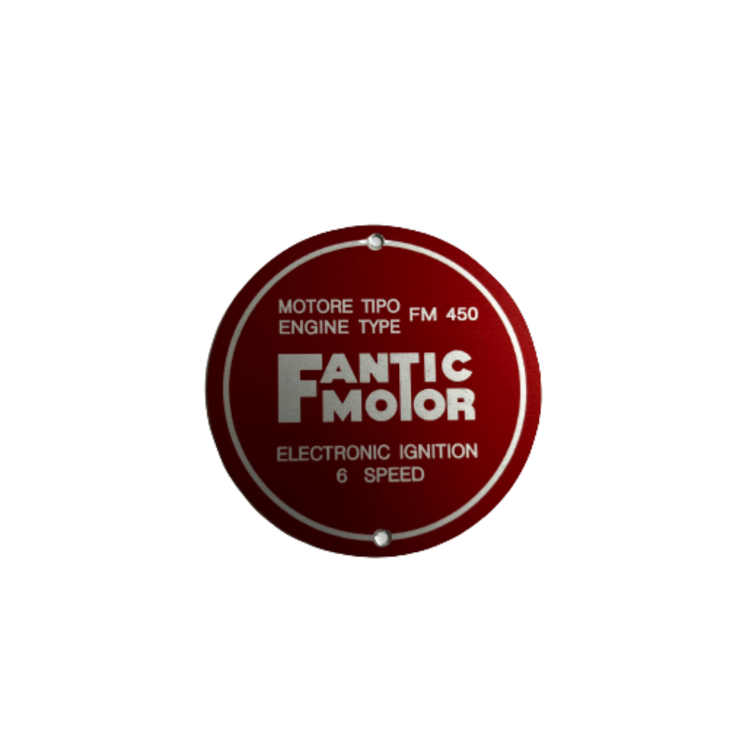 Fantic 240 Engine ID Plate